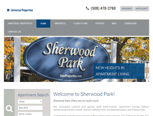 Tablet Screenshot of milford-sherwoodparkapts.com